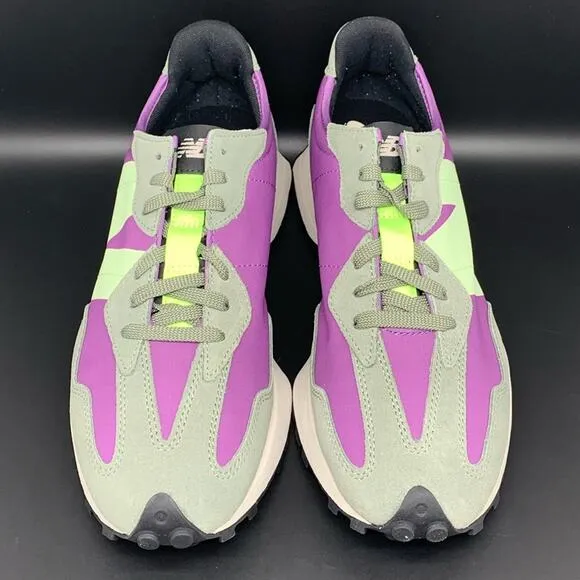 New Balance 327 Purple Green Running Shoes MS327TC Men’s Sz 11 NWT!