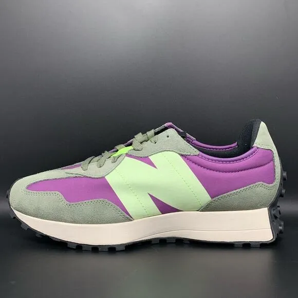 New Balance 327 Purple Green Running Shoes MS327TC Men’s Sz 11 NWT!