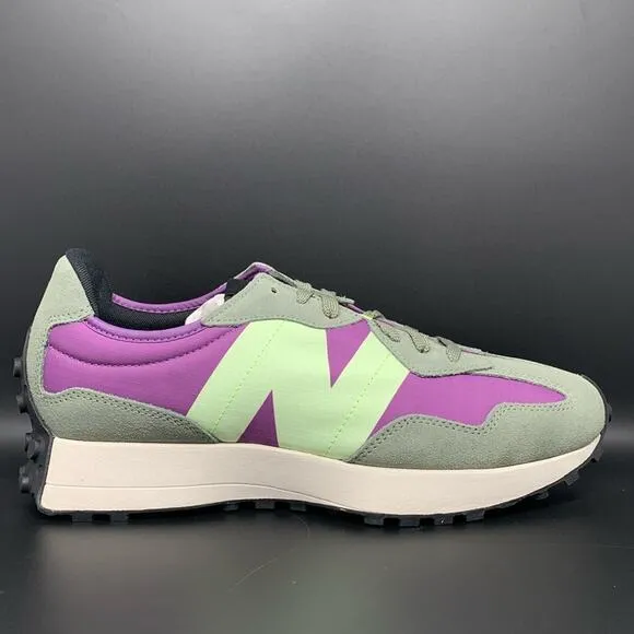 New Balance 327 Purple Green Running Shoes MS327TC Men’s Sz 11 NWT!