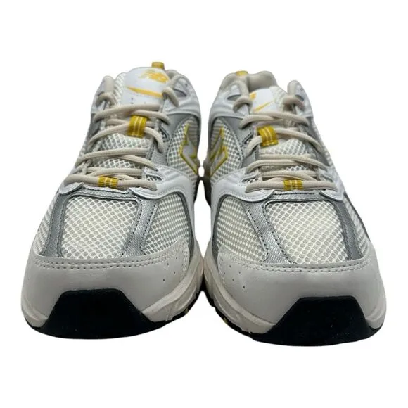 New Balance 530 Running Shoes Mens 9.5 D Womens 11 White Yellow Ginger Lemon