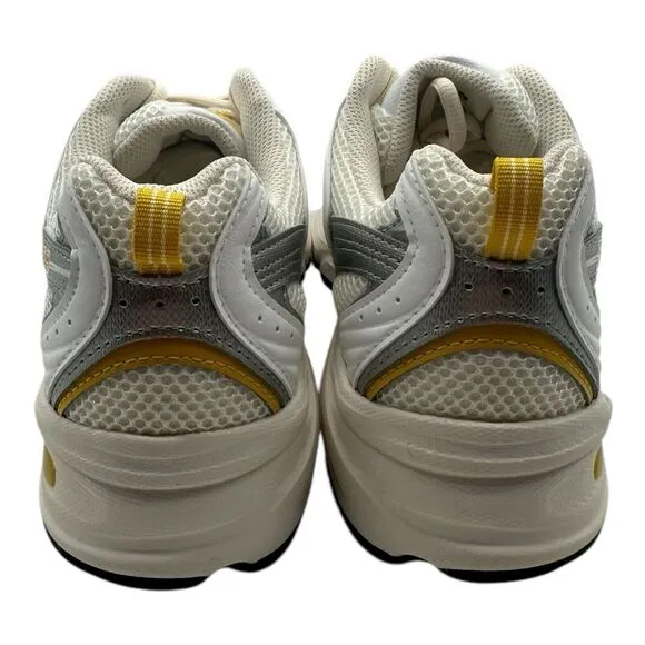 New Balance 530 Running Shoes Mens 9.5 D Womens 11 White Yellow Ginger Lemon