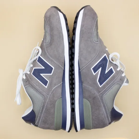New Balance 547 Grey Blue Running Shoes M574CGN Men's Size 13 D