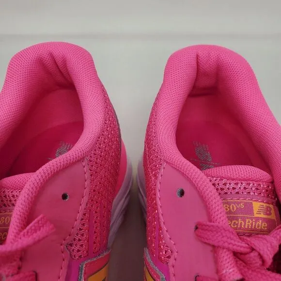 New Balance 680 v5 Tech Ride Youth Athletic Barbie Pink Size‎ 6 US Sneaker Girls