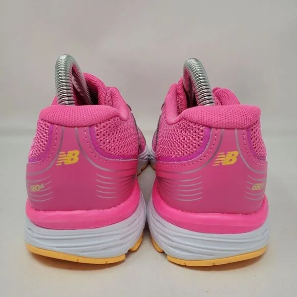 New Balance 680 v5 Tech Ride Youth Athletic Barbie Pink Size‎ 6 US Sneaker Girls