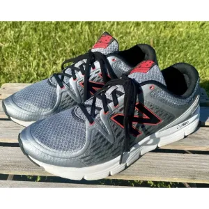 New Balance 775 V2 Cush Shoes Lace Up Running Silver/Red Mens Size 12 D