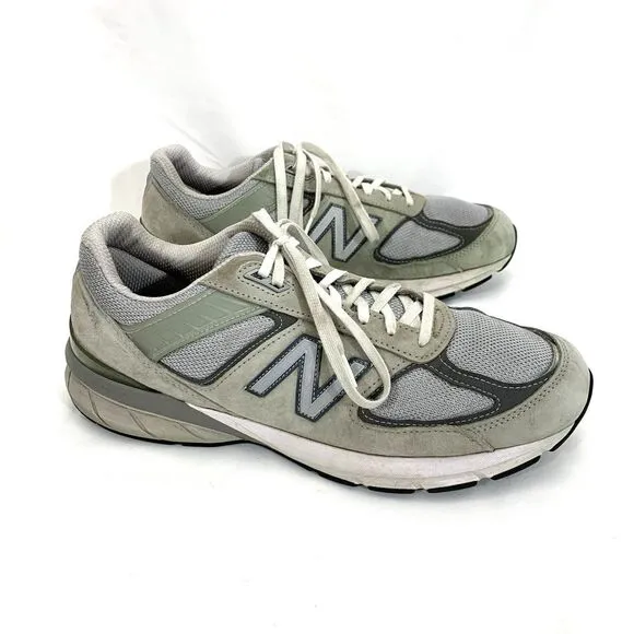 New Balance 990V5 Mens 11.5 D Medium M990GL5 Castlerock Gray Running Shoes