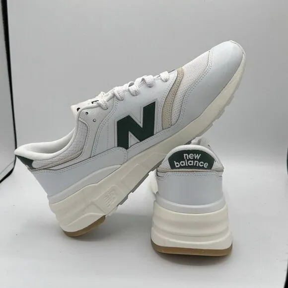 New Balance 997R U997RGA Sneakers Men's US 12 White Green Running Shoes LR1363