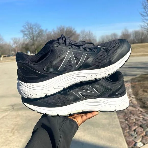 New Balance Men's 840 V4 Athletic Running Shoes Size 13 Black Magnet
