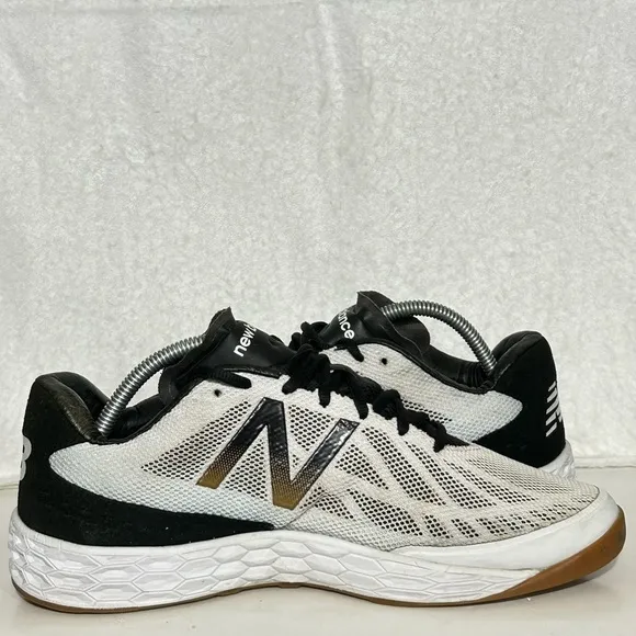 New Balance Mens Fresh Foam 80v3 White/Black Running Sneakers Shoes SZ US 10