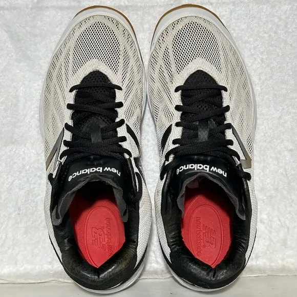 New Balance Mens Fresh Foam 80v3 White/Black Running Sneakers Shoes SZ US 10