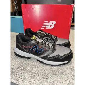 New Balance Men's Tennis Black Gray Safety Industrial Shoes Mid589KE Size 17 New