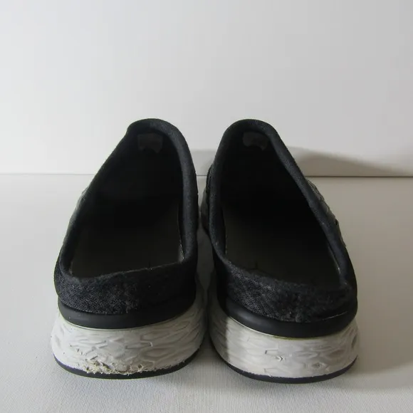 New Balance Shoes Mens 15 Fresh Foam 900v1 Mule Slip On MA900BK Black Silver