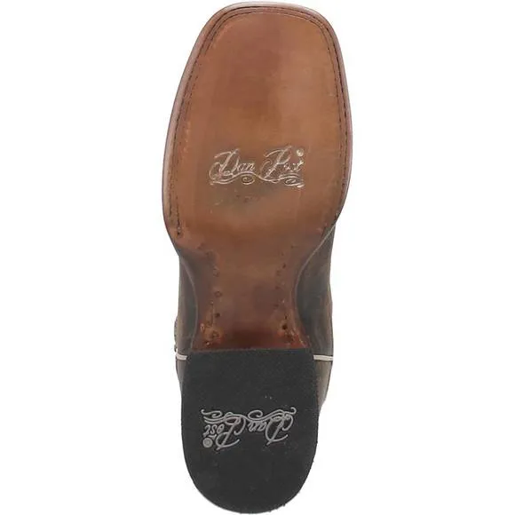 NEW DAN POST. women's darby western boot in brown/bone