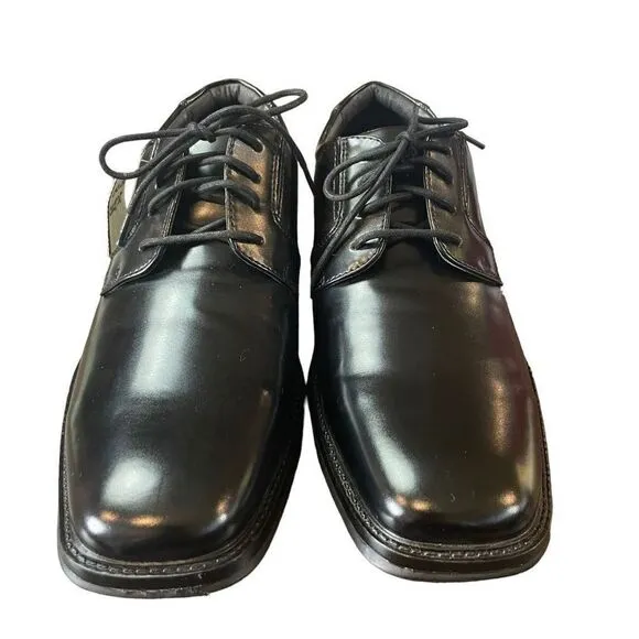 New Dockers Men's Black Irving Oxford Slip-Resistant Dress Work Shoes Size 8M