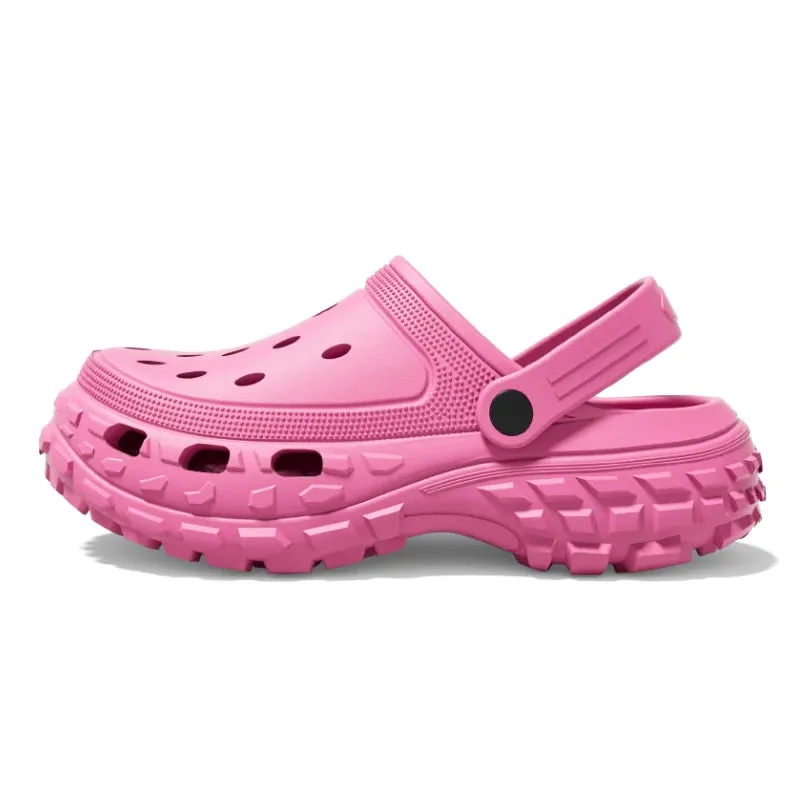 New Fashion Summer Unisex Toe Wrap Sandals Platform Non-slip Flip-flop For Women Men Outdoor Beach Shoes Ladies' Home Slippers