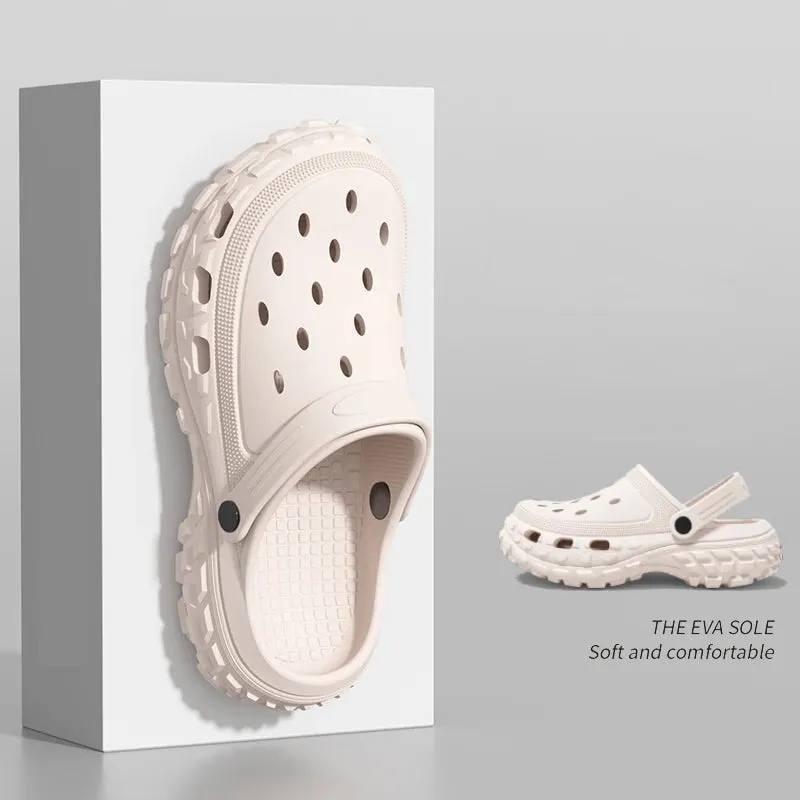 New Fashion Summer Unisex Toe Wrap Sandals Platform Non-slip Flip-flop For Women Men Outdoor Beach Shoes Ladies' Home Slippers