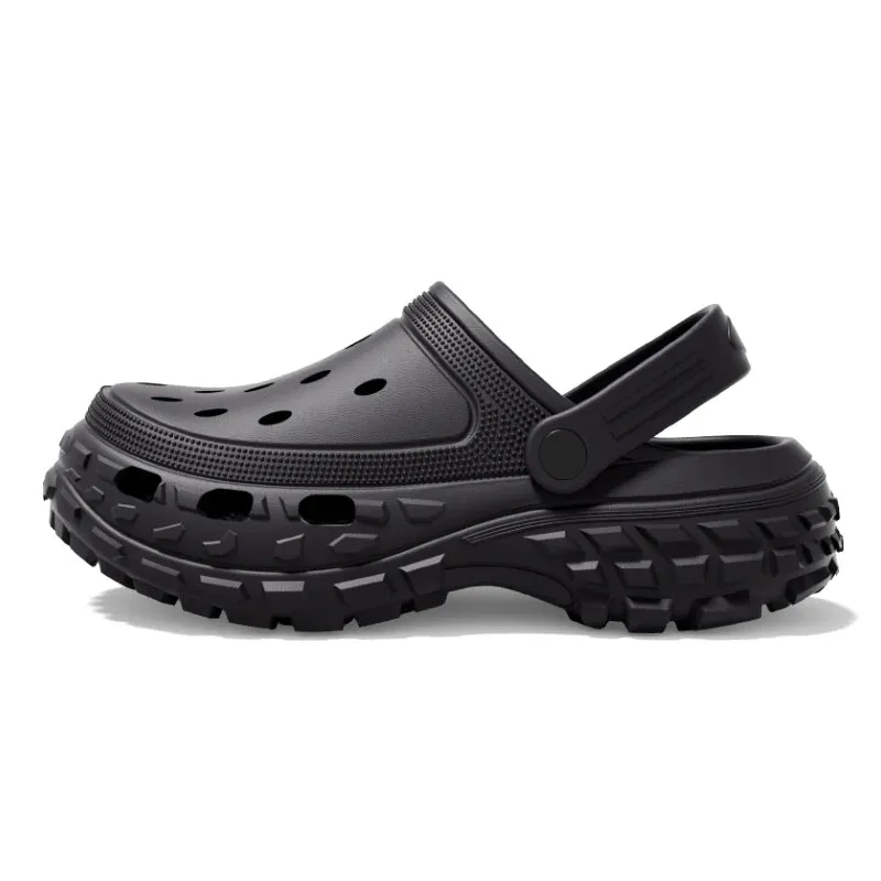 New Fashion Summer Unisex Toe Wrap Sandals Platform Non-slip Flip-flop For Women Men Outdoor Beach Shoes Ladies' Home Slippers