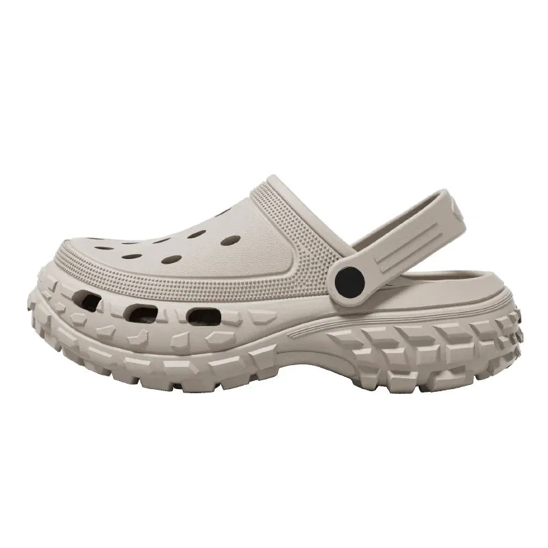 New Fashion Summer Unisex Toe Wrap Sandals Platform Non-slip Flip-flop For Women Men Outdoor Beach Shoes Ladies' Home Slippers
