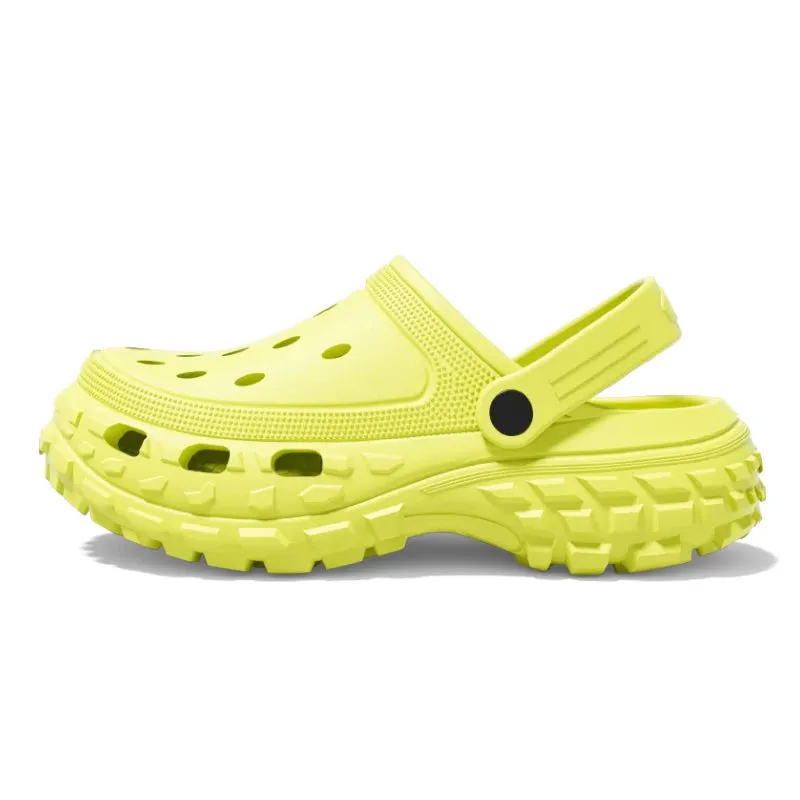 New Fashion Summer Unisex Toe Wrap Sandals Platform Non-slip Flip-flop For Women Men Outdoor Beach Shoes Ladies' Home Slippers