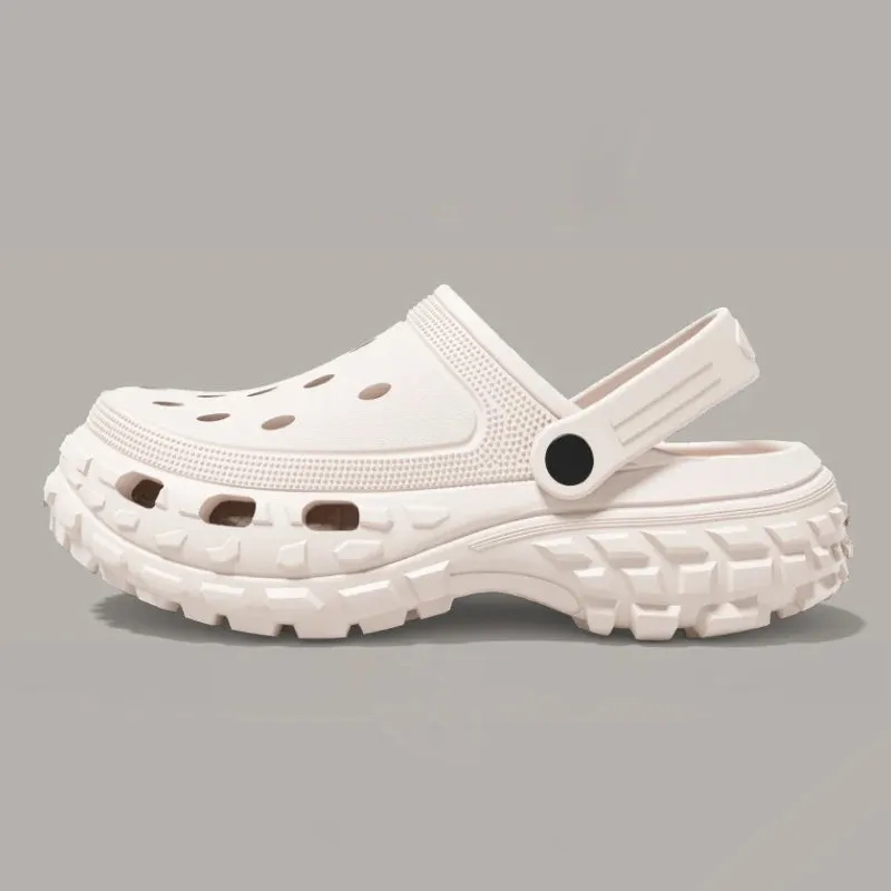 New Fashion Summer Unisex Toe Wrap Sandals Platform Non-slip Flip-flop For Women Men Outdoor Beach Shoes Ladies' Home Slippers