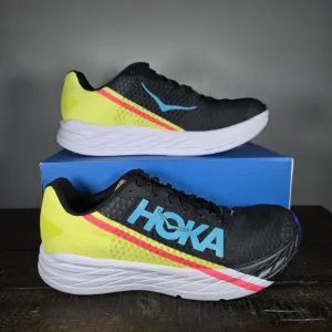 NEW Hoka One One Rocket X Mens Size 10 Zest Pack Running Shoes 1113532 Black