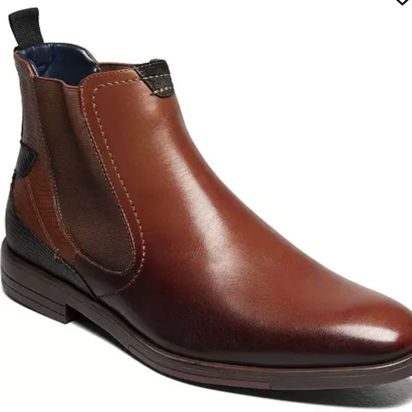 New in box Stacy Adam’s Rayford Tan/ Havane boots