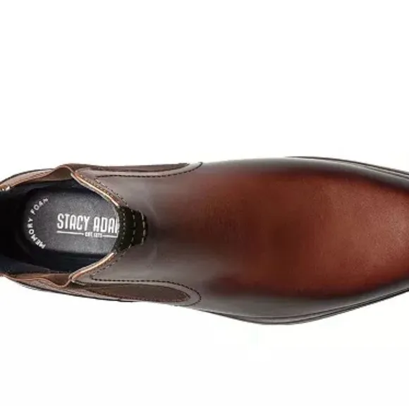 New in box Stacy Adam’s Rayford Tan/ Havane boots