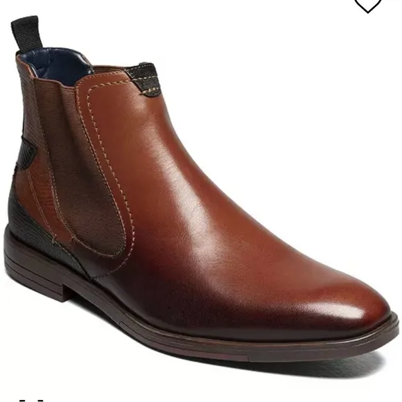 New in box Stacy Adam’s Rayford Tan/ Havane boots