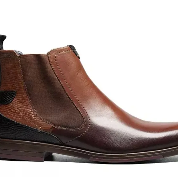 New in box Stacy Adam’s Rayford Tan/ Havane boots