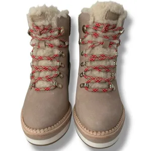 NEW Kate Spade Booties Size 6.5 Willow Boots Hiking Outdoorsy Shearling Winter