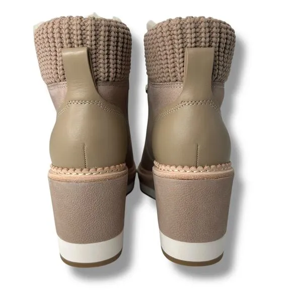 NEW Kate Spade Booties Size 6.5 Willow Boots Hiking Outdoorsy Shearling Winter