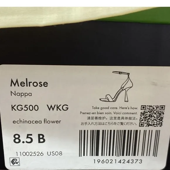 New Kate Spade Melrose Nappa Sandals Heels $248 Retail New in box