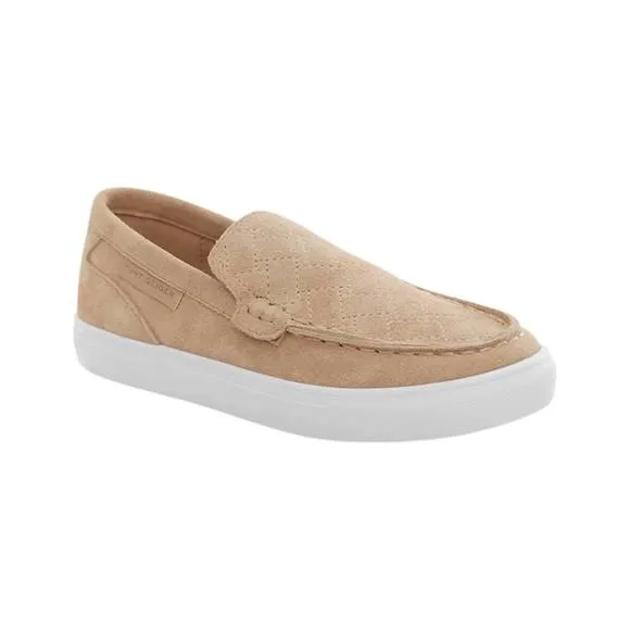 NEW KURT GEIGER boys hugo slip on sneakers in beige