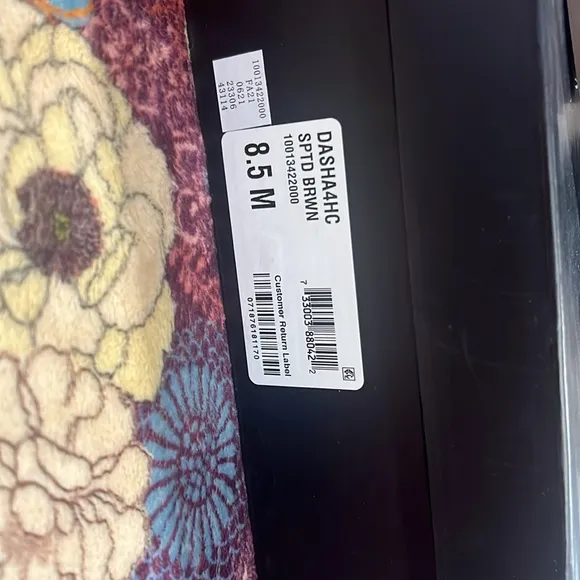 New leopard print INC boots