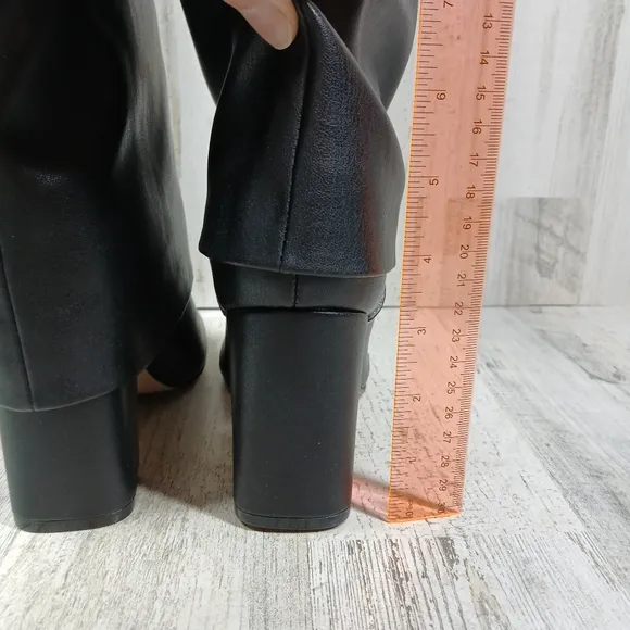 NEW  Marc Fisher Women's Fadila Fold Over Cuff Knee High Dress Boots
