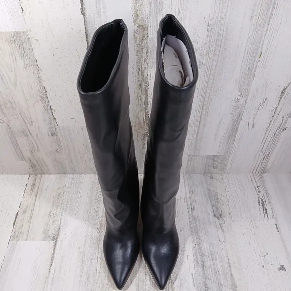 NEW  Marc Fisher Women's Fadila Fold Over Cuff Knee High Dress Boots