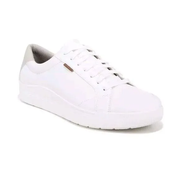 NEW Mens‎ DR. SCHOLL'S OFF Off White LEATHER Sneaker Shoes AUTHENTIC Sz 10 #608