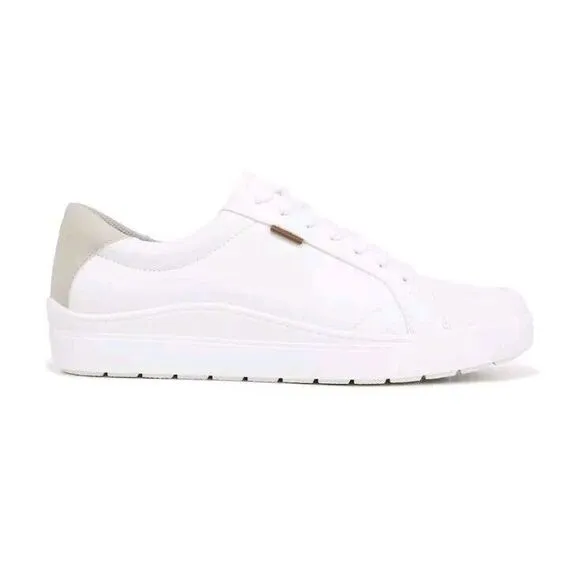 NEW Mens‎ DR. SCHOLL'S OFF Off White LEATHER Sneaker Shoes AUTHENTIC Sz 10 #608
