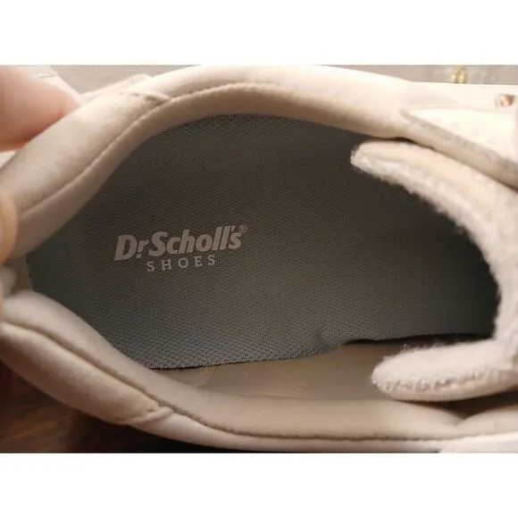 NEW Mens‎ DR. SCHOLL'S OFF Off White LEATHER Sneaker Shoes AUTHENTIC Sz 10 #608