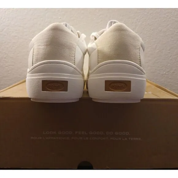 NEW Mens‎ DR. SCHOLL'S OFF Off White LEATHER Sneaker Shoes AUTHENTIC Sz 10 #608
