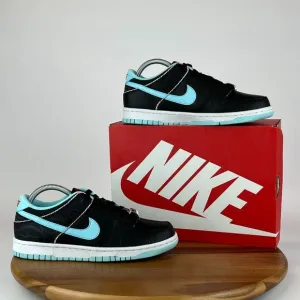 New NIB Big Kids Nike Dunk‎ Low SE Black Shoes Size 7 Y Barbershop DN3351-001