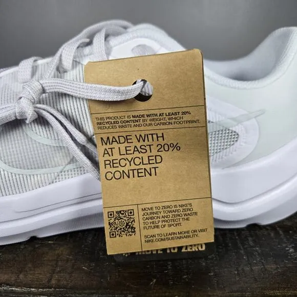 NEW Nike Downshifter 12 Mens Size 13 Running Shoe DD9293-100 White Pure Platinum