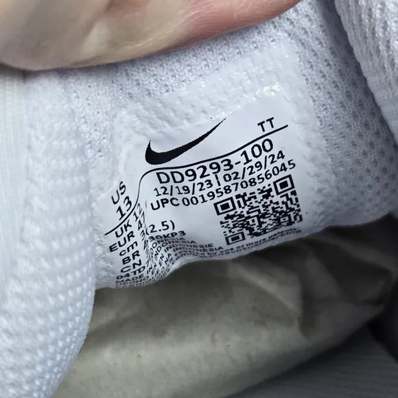 NEW Nike Downshifter 12 Mens Size 13 Running Shoe DD9293-100 White Pure Platinum