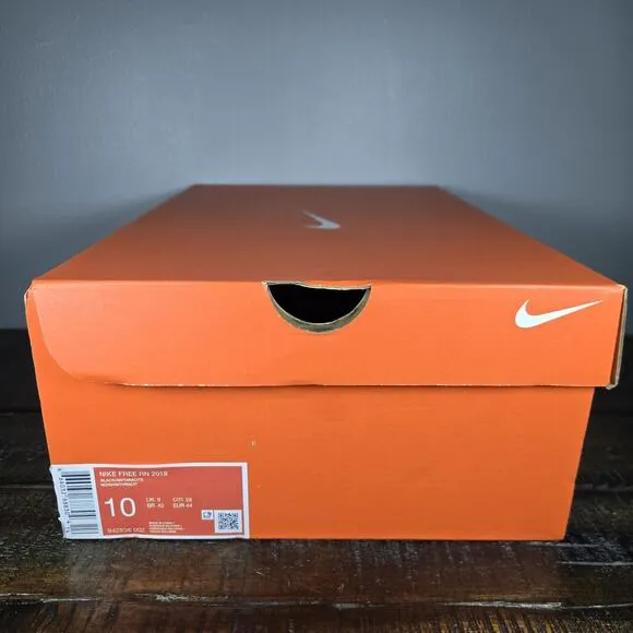 NEW Nike Free RN 2018 Mens 10 Black/Anthracite Running Shoes 942836 002