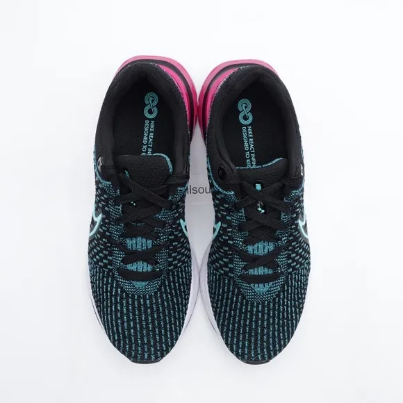 NEW Nike React Infinity Run FlyKnit 3 Running Shoes DD3024-003 Black