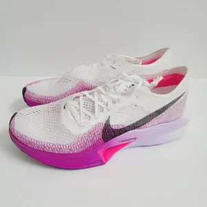 NEW Nike ZoomX Vaporfly Next% 3 Running Shoes DV4129-104 Size 15 White Purple