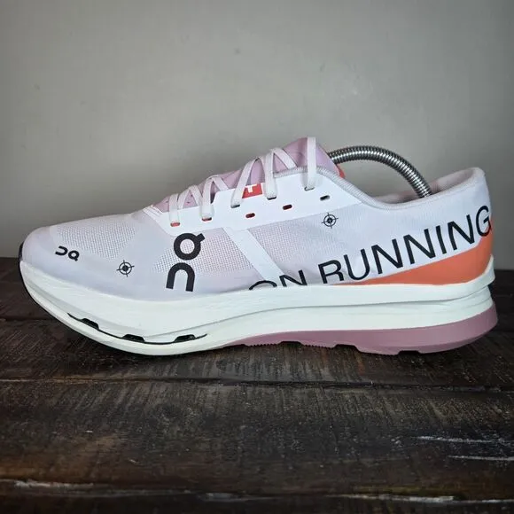 NEW On CloudBoom Echo 3 Mens Size 11 Comfy Running Shoes Sneakers White Orange