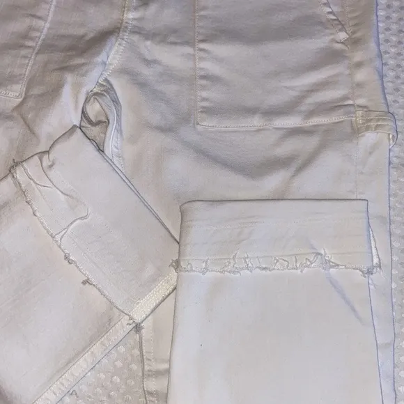 NEW! rag &amp; bone Size 29 White Dre Carpenter Boyfriend Straight Leg Denim Jeans