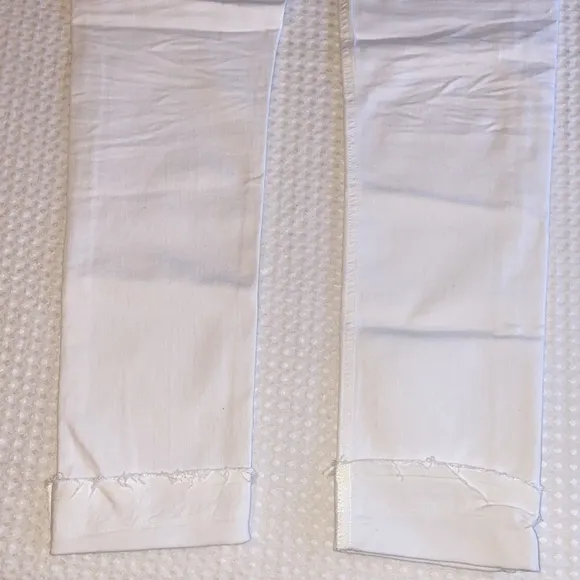 NEW! rag &amp; bone Size 29 White Dre Carpenter Boyfriend Straight Leg Denim Jeans