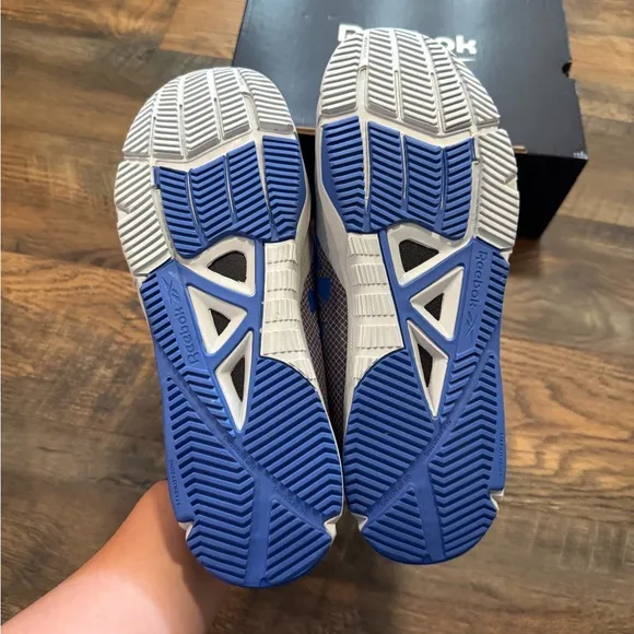 NEW Reebok Speed Athletic Work Shoes Blue Slip-Resistant Composite Toe Womens 11